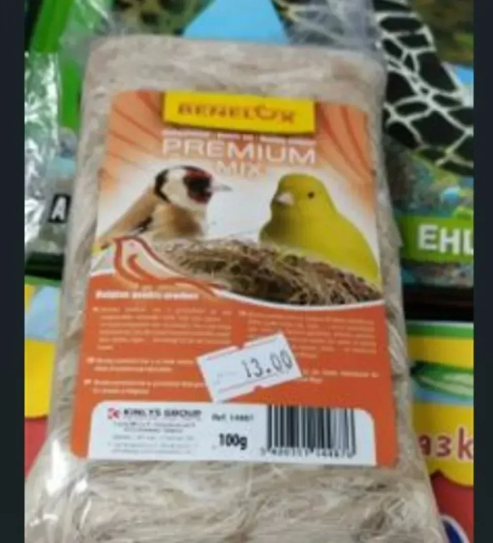 материал за гнездене на малки птици 100 гр