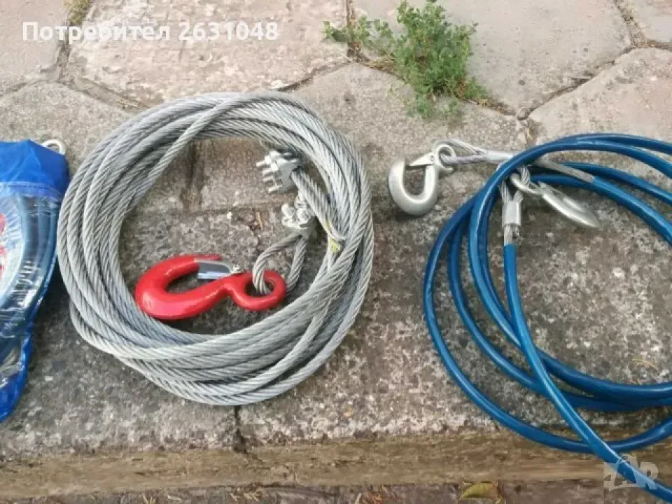 стоманено въже за теглене