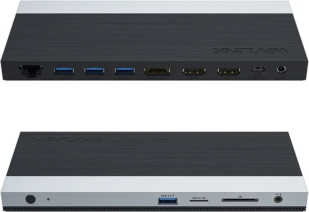 WAVLINK USB-C докинг станция с троен дисплей с 65 W зареждане