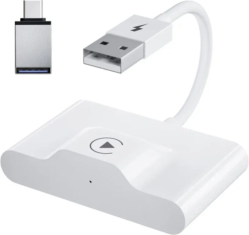 iPhone Wireless CarPlay Adapter, Wireless Carplay Dongle Convert Wired
