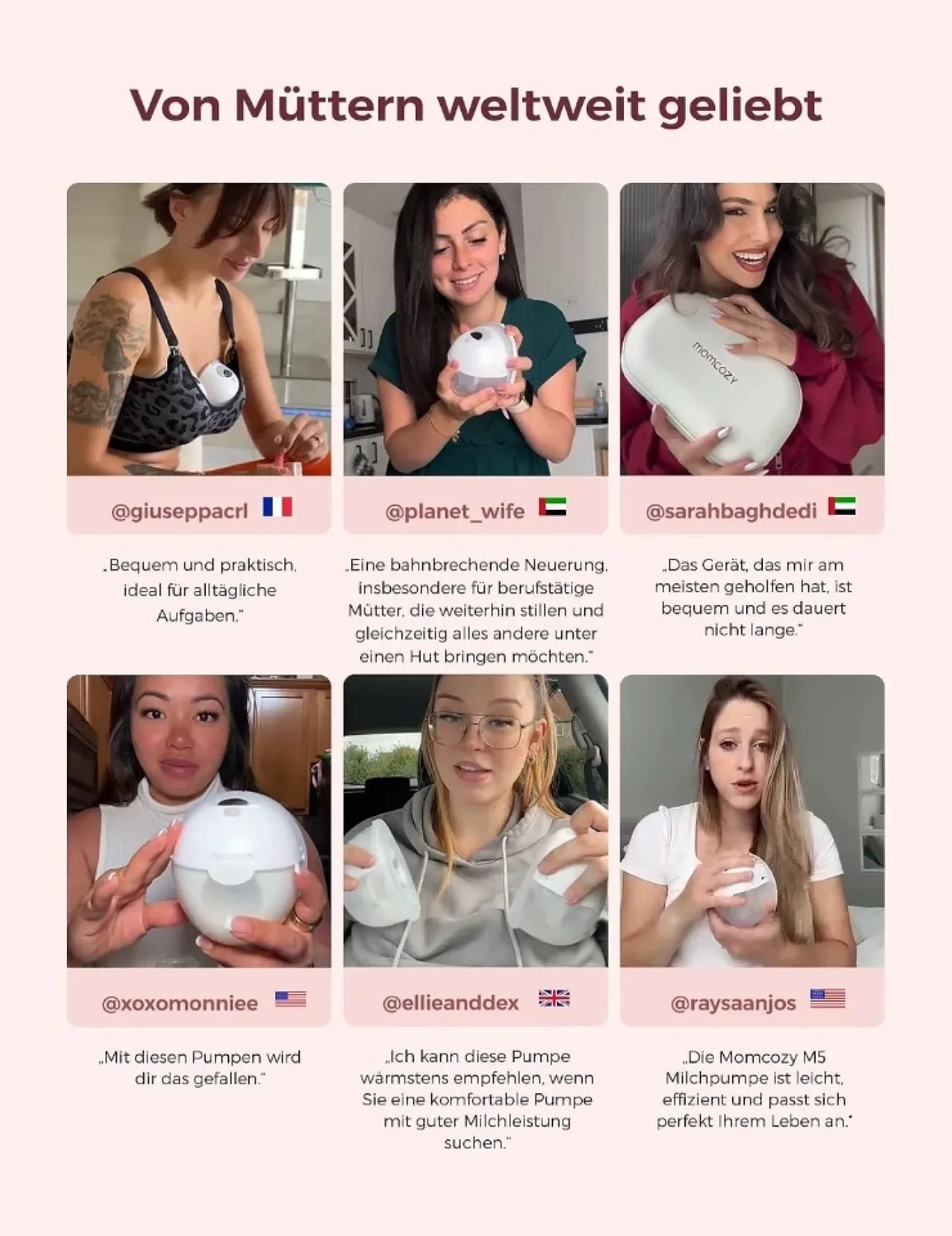 Momcozy M5 Smart електрическа помпа за кърма без ръце