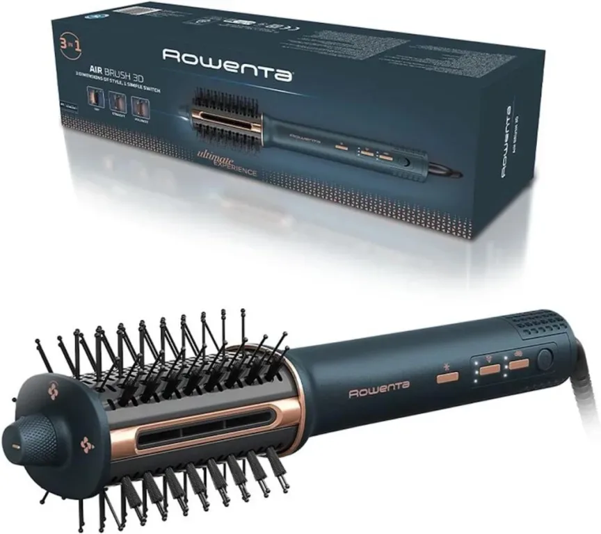 Rowenta Air Brush 3D, 3-в-1 четка с горещ въздух
